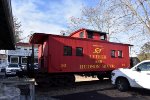 Lehigh & Hudson River Caboose # 10 on display at Sugar Loaf Station 